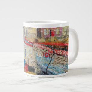 Taza De Café Gigante Barcos de pesca viejos 2013