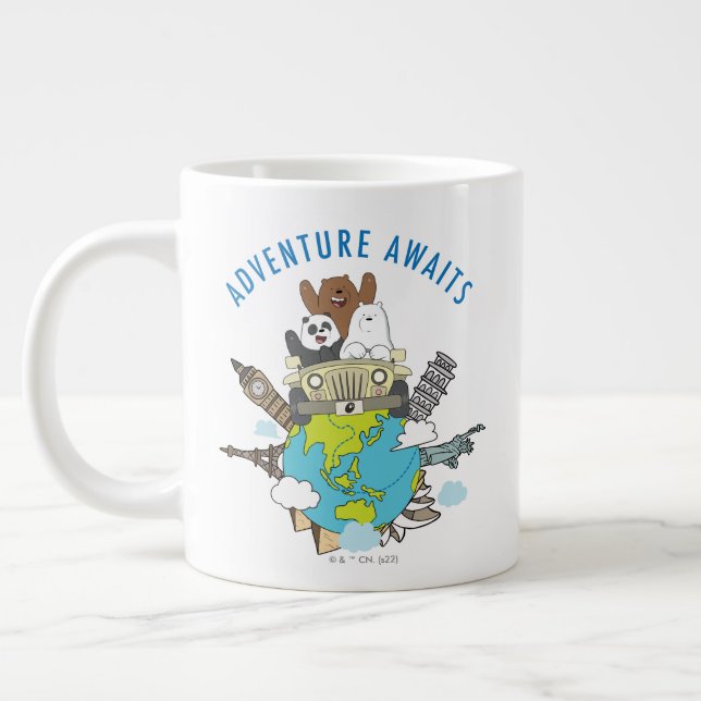 Taza De Café Gigante Bare Bears - Aventura (Izquierda)