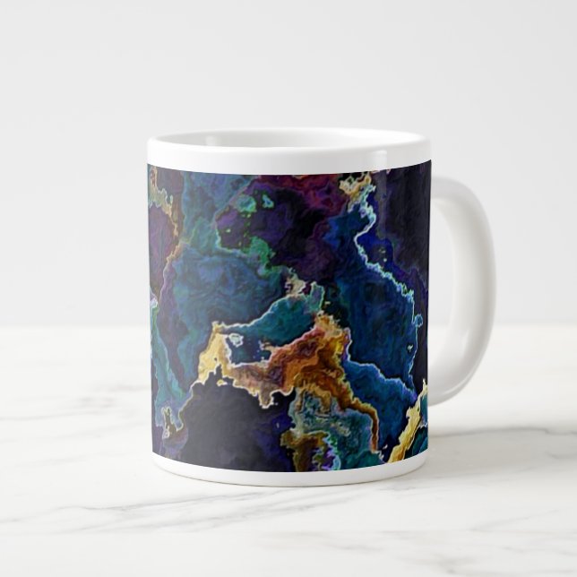 Taza De Café Gigante Barrido de petróleo (Derecha)