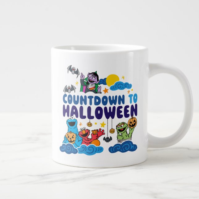 Taza De Café Gigante Barrio Sésamo | Cuenta regresiva para Halloween (Derecha)