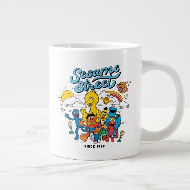 Taza De Café Gigante Barrio Sésamo | Desde 1969 (Derecha)