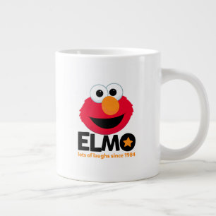 Taza De Café Gigante Barrio Sésamo Elmo Lots of Laughs Desde 1984