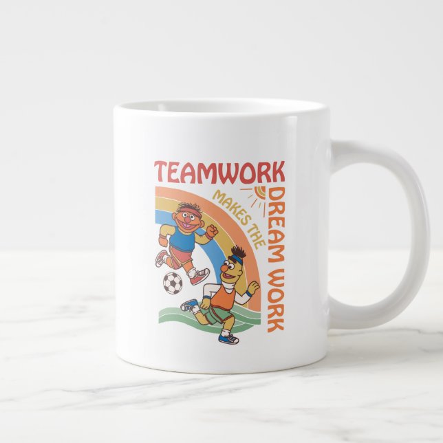 Taza De Café Gigante Barrio Sésamo | Ernie y Bert Teamwork (Derecha)