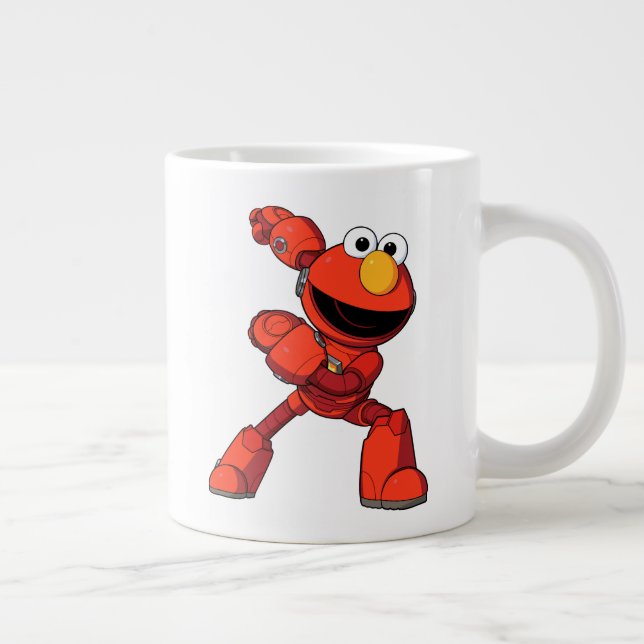 Taza De Café Gigante Barrio Sésamo | Mecha Builders Elmo (Derecha)