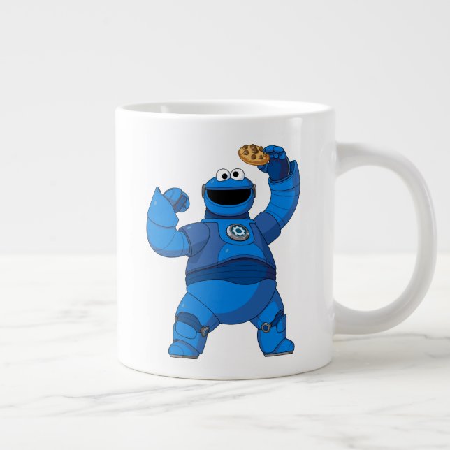 Taza De Café Gigante Barrio Sésamo | Monstruo de cookies de Mecha (Derecha)