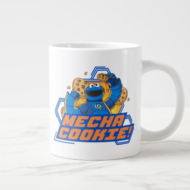 Taza De Café Gigante Barrio Sésamo | Monstruo de la galleta Mecha Cooki (Derecha)