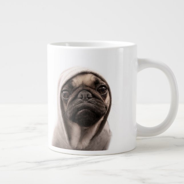 Taza De Café Gigante Barro amasado en una sudadera con capucha (Derecha)