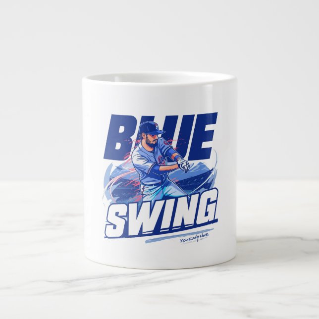 Taza De Café Gigante Baseball Playoff Championship Spirit (Frente)