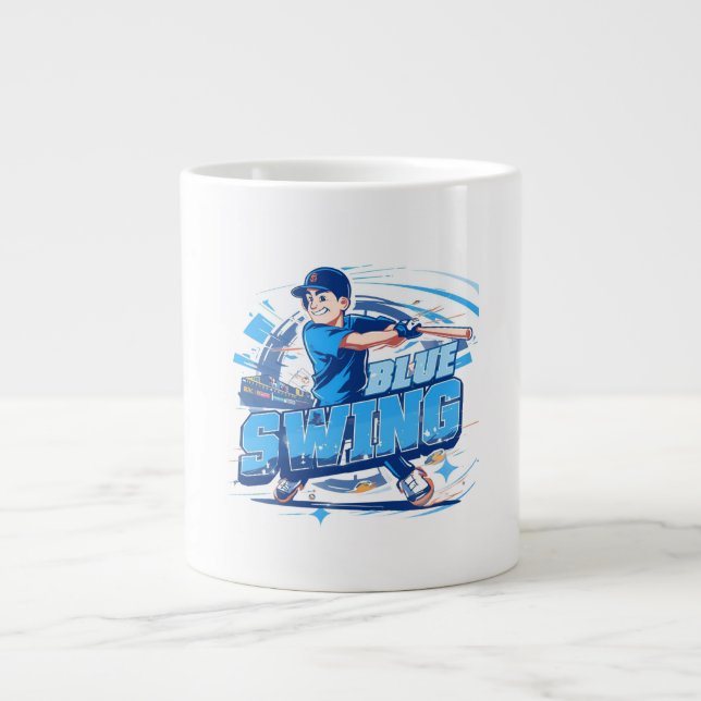Taza De Café Gigante Baseball Playoff Championship Spirit (Frente)