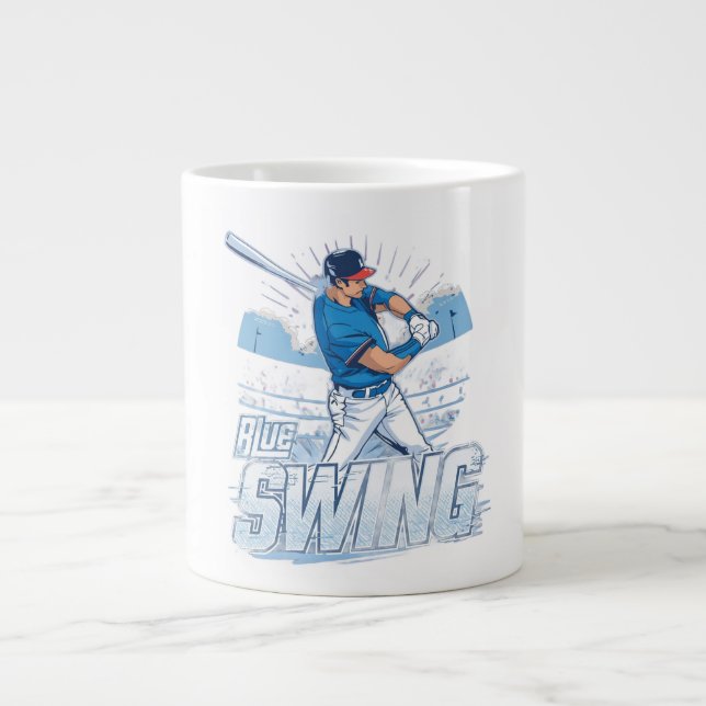 Taza De Café Gigante Baseball Playoff Championship Spirit  (Frente)