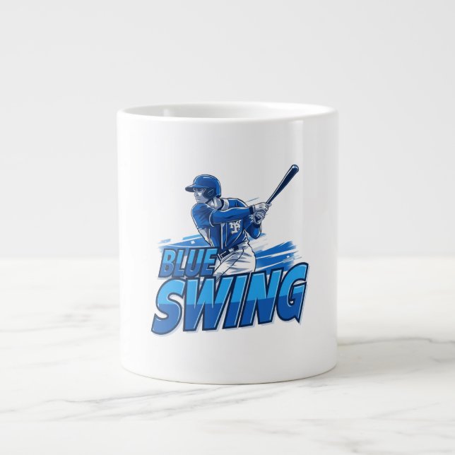Taza De Café Gigante Baseball Playoff Championship Spirit (Frente)