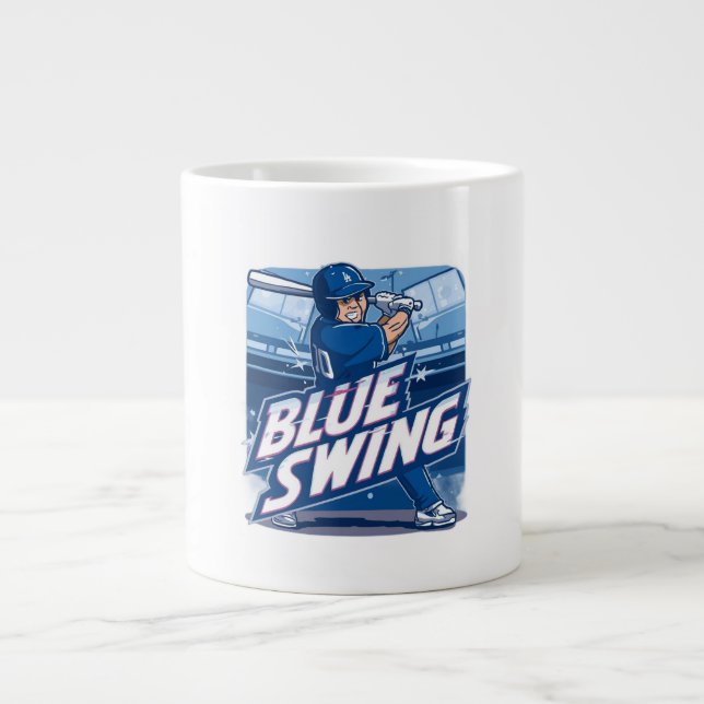 Taza De Café Gigante Baseball Playoff Championship Spirit Design (Frente)