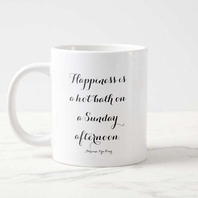 Taza De Café Gigante Bath Jumbo Mug (Izquierda)