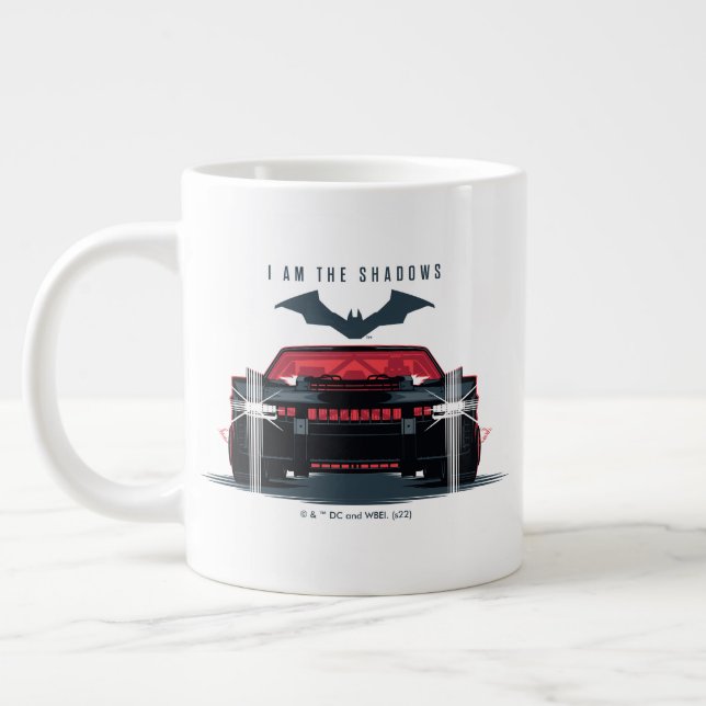 Taza De Café Gigante Batman Batmobile - Yo soy las sombras (Izquierda)
