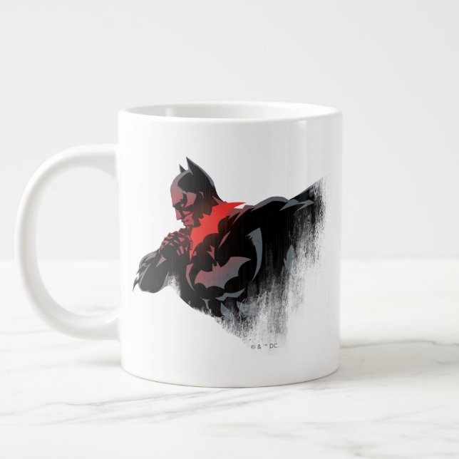 Taza De Café Gigante Batman Crimson Batarang (Izquierda)