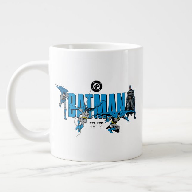Taza De Café Gigante Batman Legends Forever Graphic (Izquierda)