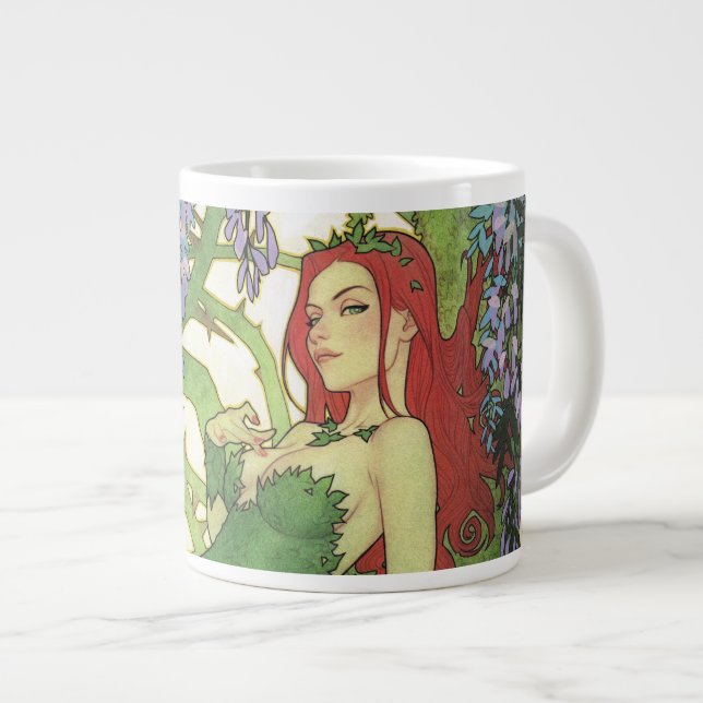 Taza De Café Gigante Batman Rebirth Poison Ivy Cover Illustration (Derecha)