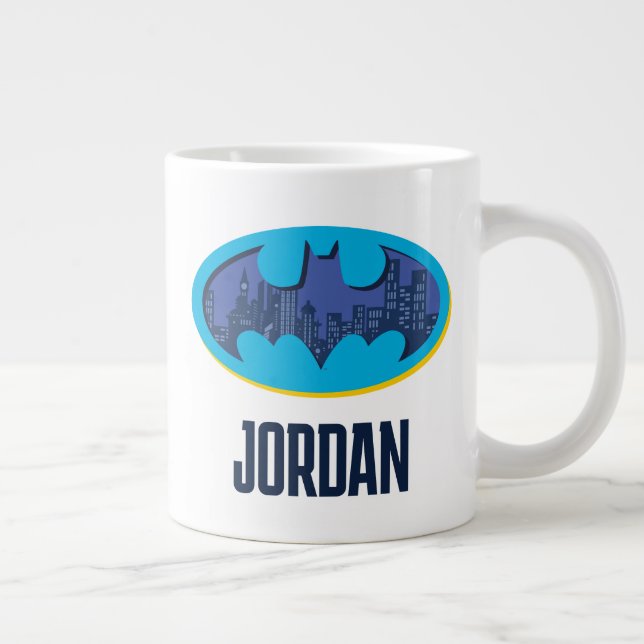 Taza De Café Gigante Batman | Símbolo de la ciudad de Gotham (Derecha)