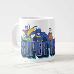 Taza De Café Gigante Batman   Superhéroes de equipo