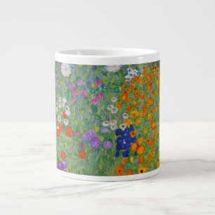 Taza De Café Gigante Bauerngarten, pintura al óleo, Gustav Klimt