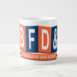 Taza De Café Gigante "BBFDnC" 20oz