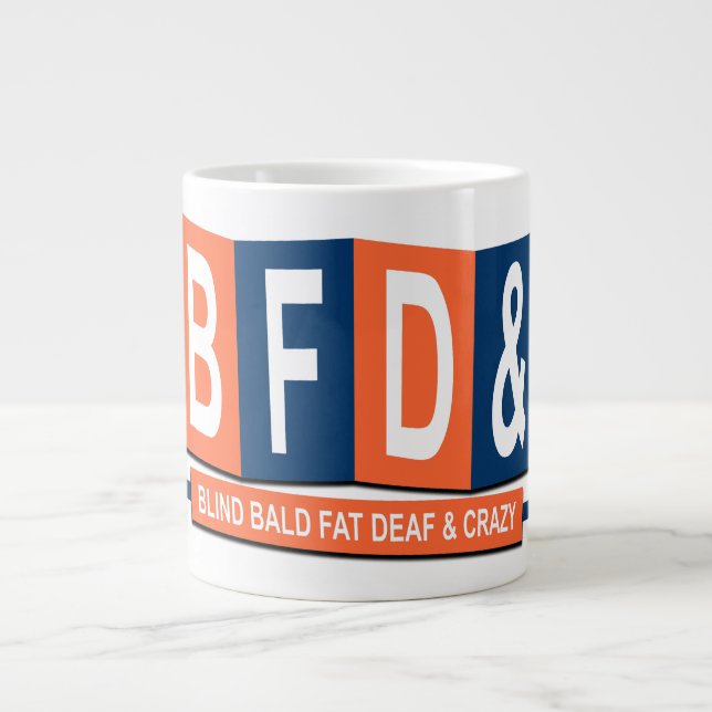 Taza De Café Gigante "BBFDnC" 20oz (Frente)