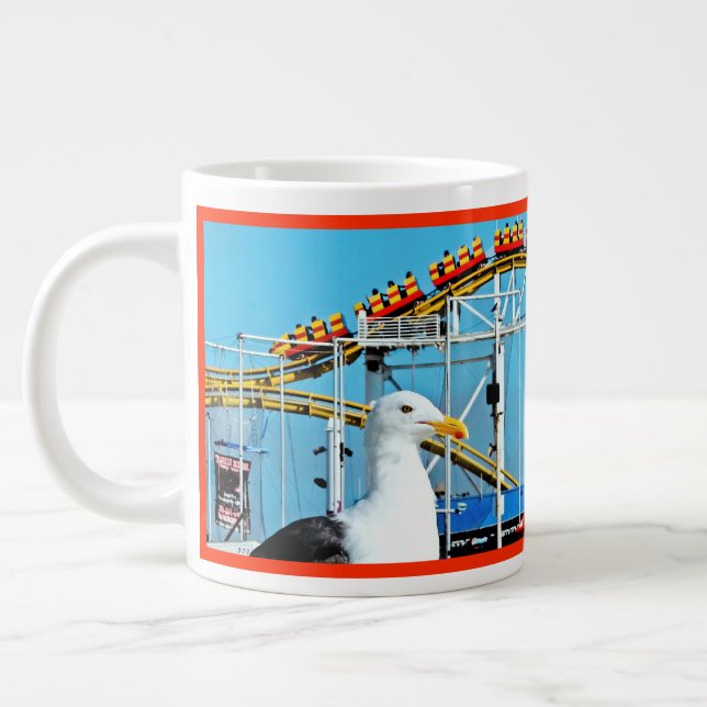 Taza De Café Gigante BEACH BIRD Jumbo Mug (Izquierda)