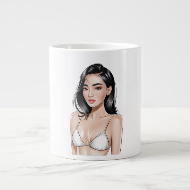 Taza De Café Gigante Beach Vibes Mug (Frente)