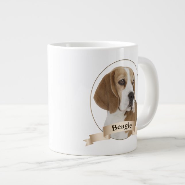 Taza De Café Gigante Beagle Jumbo Mug (Derecha)