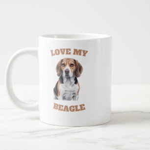 Taza De Café Gigante Beagle Lover Design