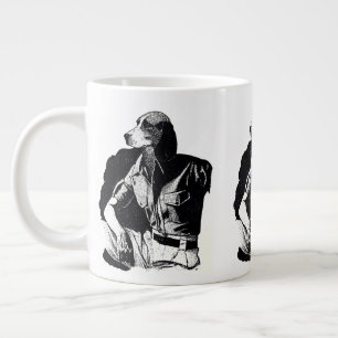 Taza De Café Gigante BEAGLE MAN Jumbo 20 oz. Jarra