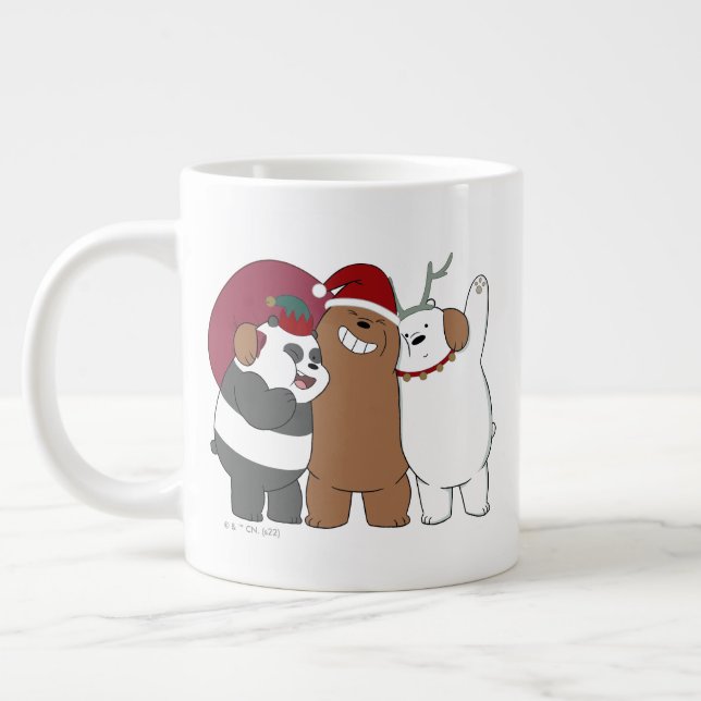 Taza De Café Gigante Bear Bears - Saludos de la temporada (Izquierda)