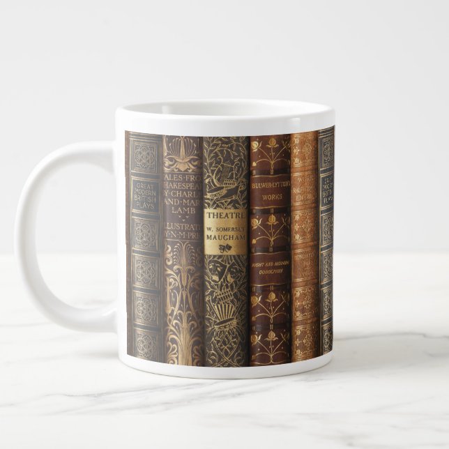 Taza De Café Gigante Beautiful Book Spines (Theatre) (Izquierda)