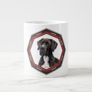 Taza De Café Gigante Beautiful Great Dane In A Frame