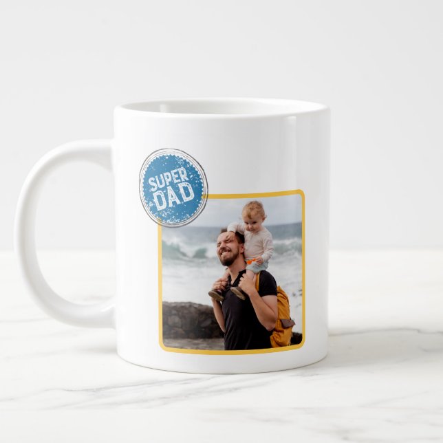 Taza De Café Gigante bebé con padre (Izquierda)