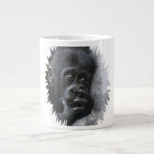 Taza De Café Gigante Bebé Gorila 001