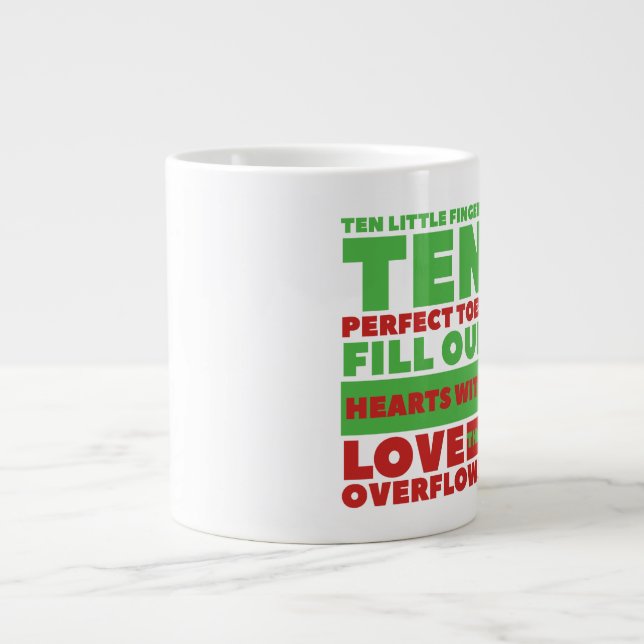 Taza De Café Gigante Bebé Regalo Jumbo Mug (Frente)