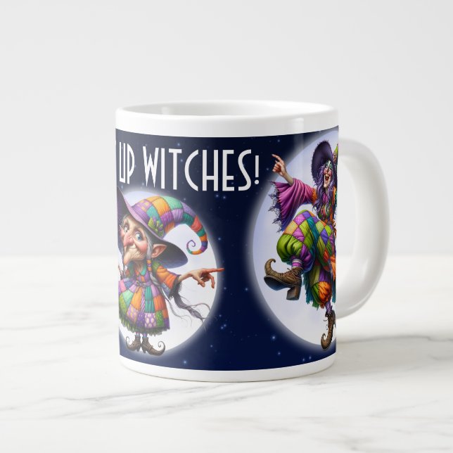 TAZA DE CAFÉ GIGANTE BEBER TESTIGOS (Derecha)