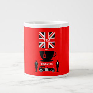 Taza De Café Gigante Bebidas de té clásicas británicas
