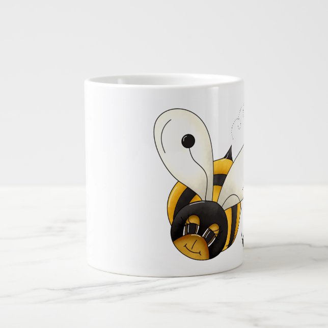 Taza De Café Gigante Bee - Jumbo Mug (Frente)