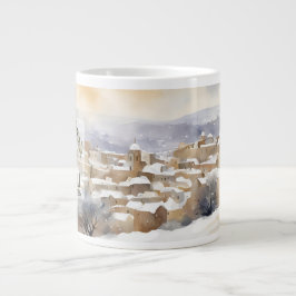 Taza De Café Gigante Belén en la nieve Jumbo Mug - Serene