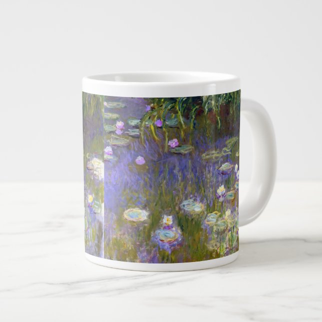 Taza De Café Gigante Bella Artes Monet Water Lilies (1922) (Derecha)