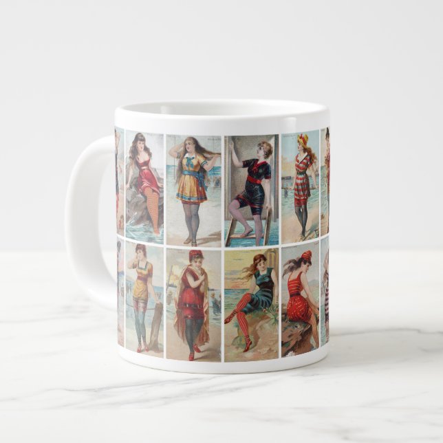 Taza De Café Gigante Bellezas de surf de 1889 (Izquierda)