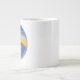 Taza De Café Gigante Bendito y agradecido