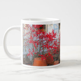 Taza De Café Gigante Berries rojas de invierno - Viñedo de Martha