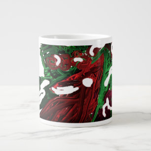 Taza De Café Gigante Berry de invierno del cardenal norte