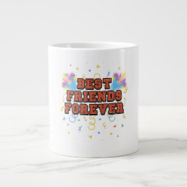 Taza De Café Gigante best friends forever,best friend day, funny, party