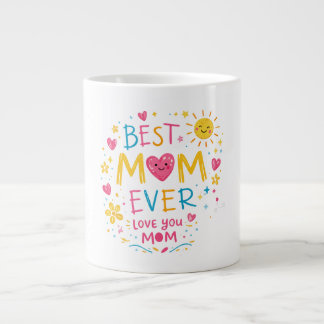 Taza De Café Gigante Best Mom Ever T-Shirt