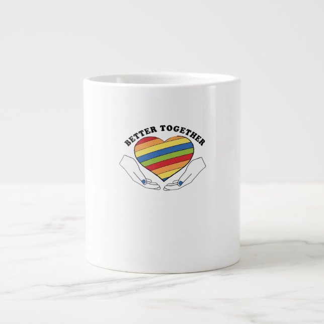 Taza De Café Gigante Better Together Graphics Creative Style  (Frente)