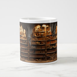 Taza De Café Gigante Biblioteca secreta